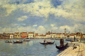Eugene Boudin : Venice, View from San Giorgio